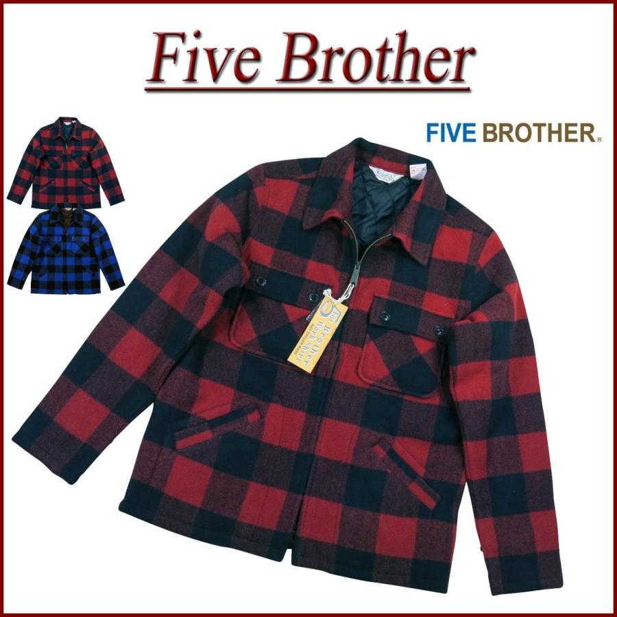 FIVEBROTHER（ファイブブラザー） バッファローチェック C.P.O ウール