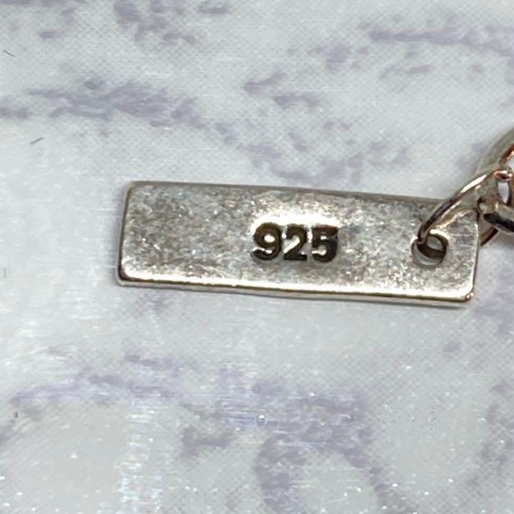 リンク チェーン ブレスレット シルバー925 刻印入 アレルギー対応