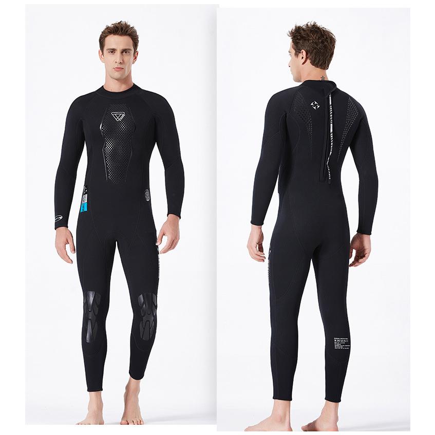 3mm ウェットスーツ フルスーツ ネオプレン切り替え メンズ ストレッチ
