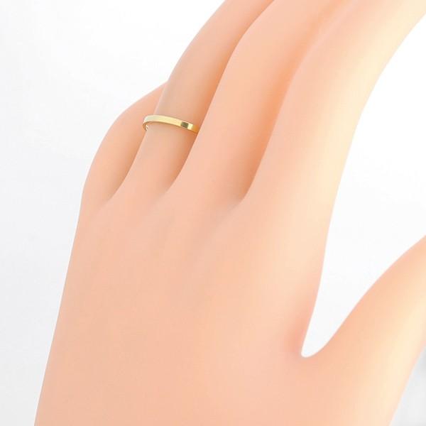 Jewelry i（ジュエリーアイ） 平打ち リング 1.5mm幅 10金 指輪