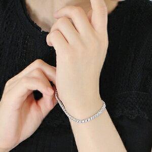 Pt850 5.0ct 豪華 ダイヤモンド テニスブレスレット ダイヤ ブレス