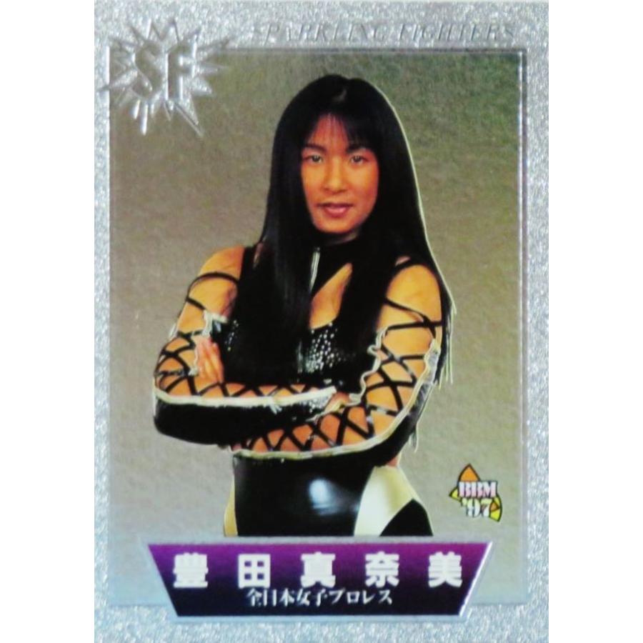 124 【豊田真奈美】BBM 1997 プロレスカード SPARKLING FIGHTERS
