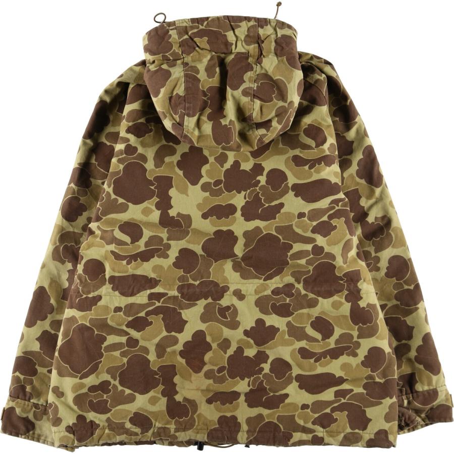 古着 HFC EQUIPMENHT 迷彩柄 ダックハンターカモ フード付き 中綿入り
