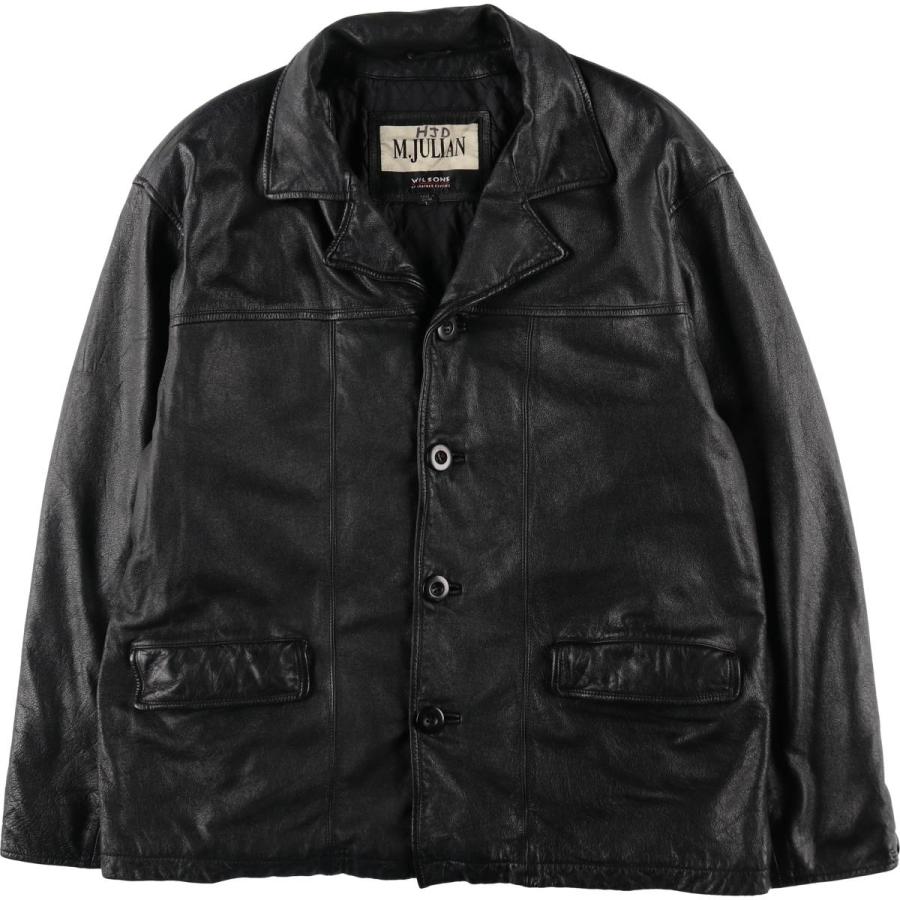 古着 ウィルソンズレザー WILSONS LEATHER M.JULIAN レザーカーコート