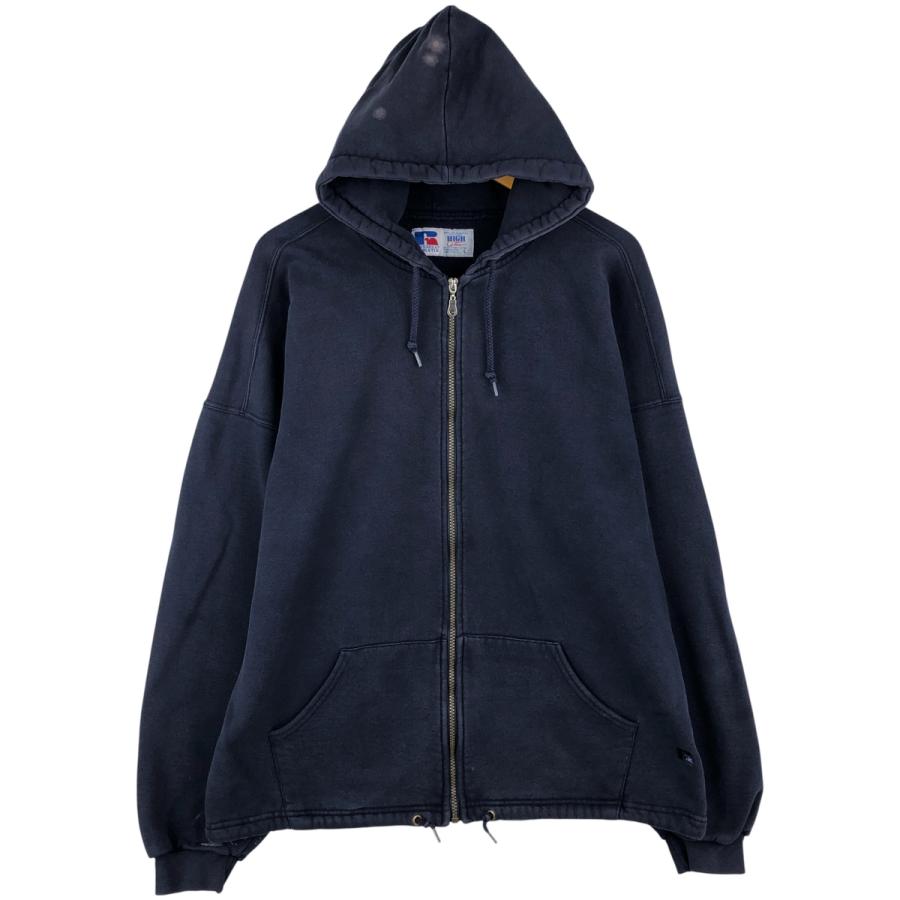 古着 90年代 ラッセル Russell HIGH COTTON スウェットフルジップ