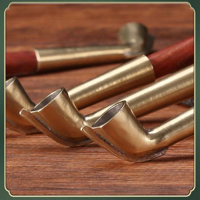 キセル ショート タイプ 喫煙具 煙管 えんかん タバコ管 天然木 銅