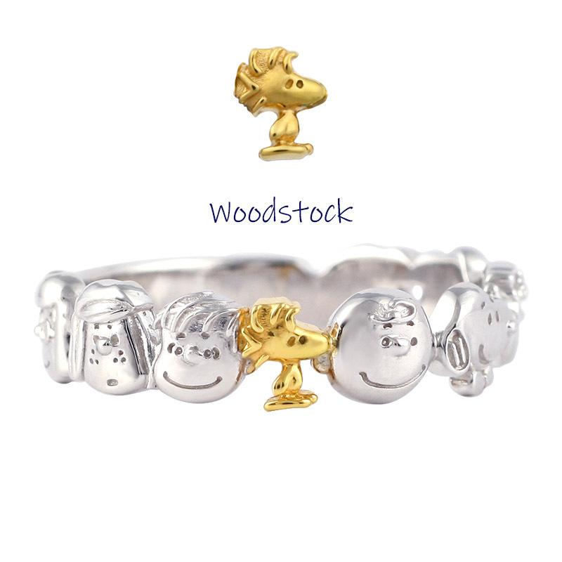 Peanutsオールスターリング スヌーピー ウッドストック 大人かわいい