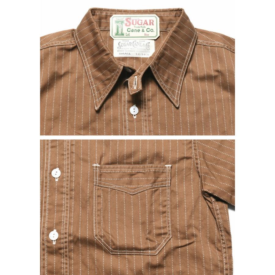 SUGAR CANE シュガーケーン ウォバッシュ シャツ FICTION ROMANCE 8.5