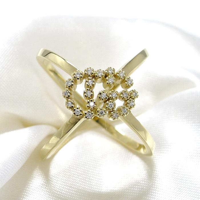 GUCCI（グッチ） GUCCI GGランニング リング 750YG K18YG イエロー