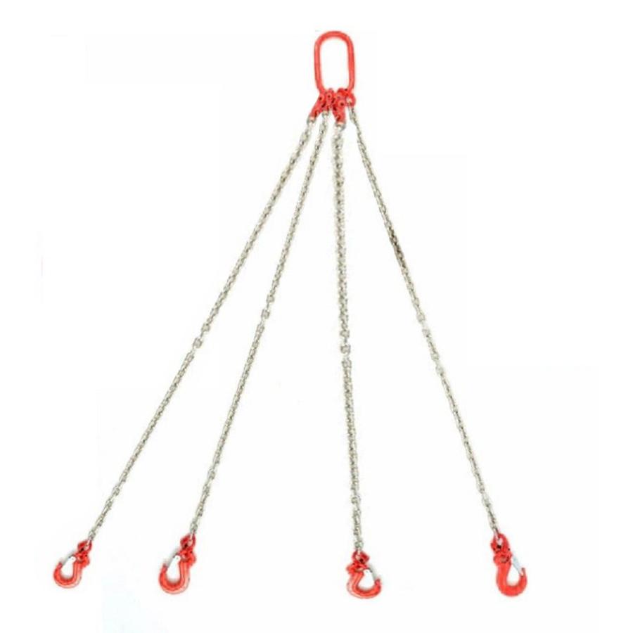 フック付き 4本吊り チェーンスリング2．2t！！チェーン2m！吊具