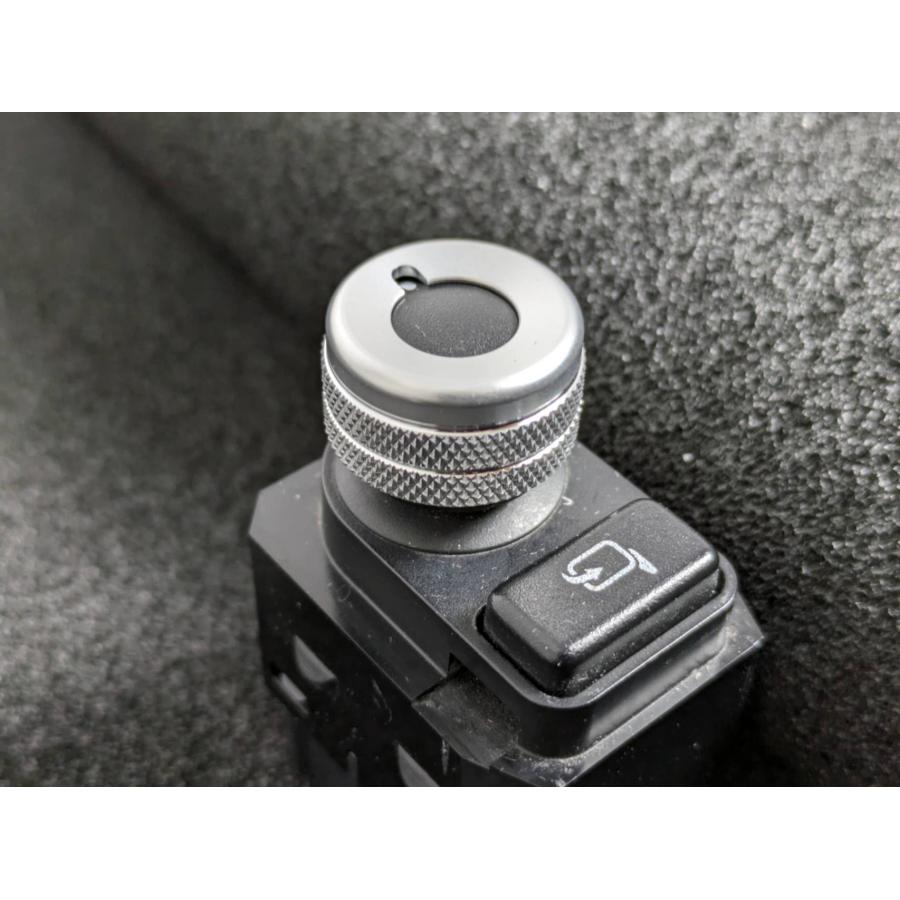 デザイン性UP♪ ドアミラー スイッチ カバー 銀 スイフトスポーツ