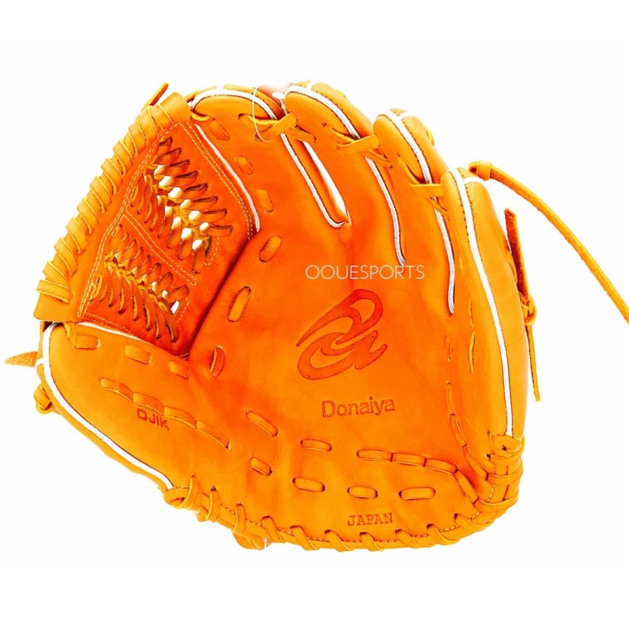 Donaiya オレンジ 野球グローブ 軟式用 Donaiya 軟式グローブ オレンジ
