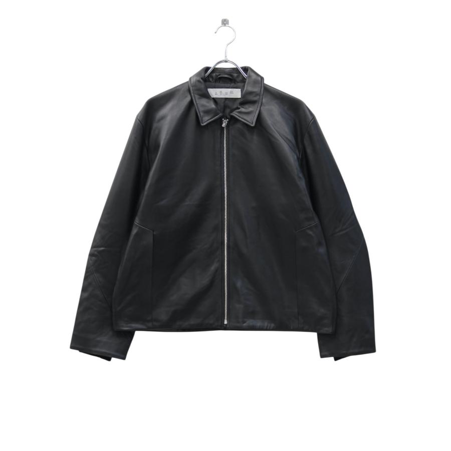 BAL（バル） bal TECH LEATHER ZIP JACKET BLACK / 2025AW bal