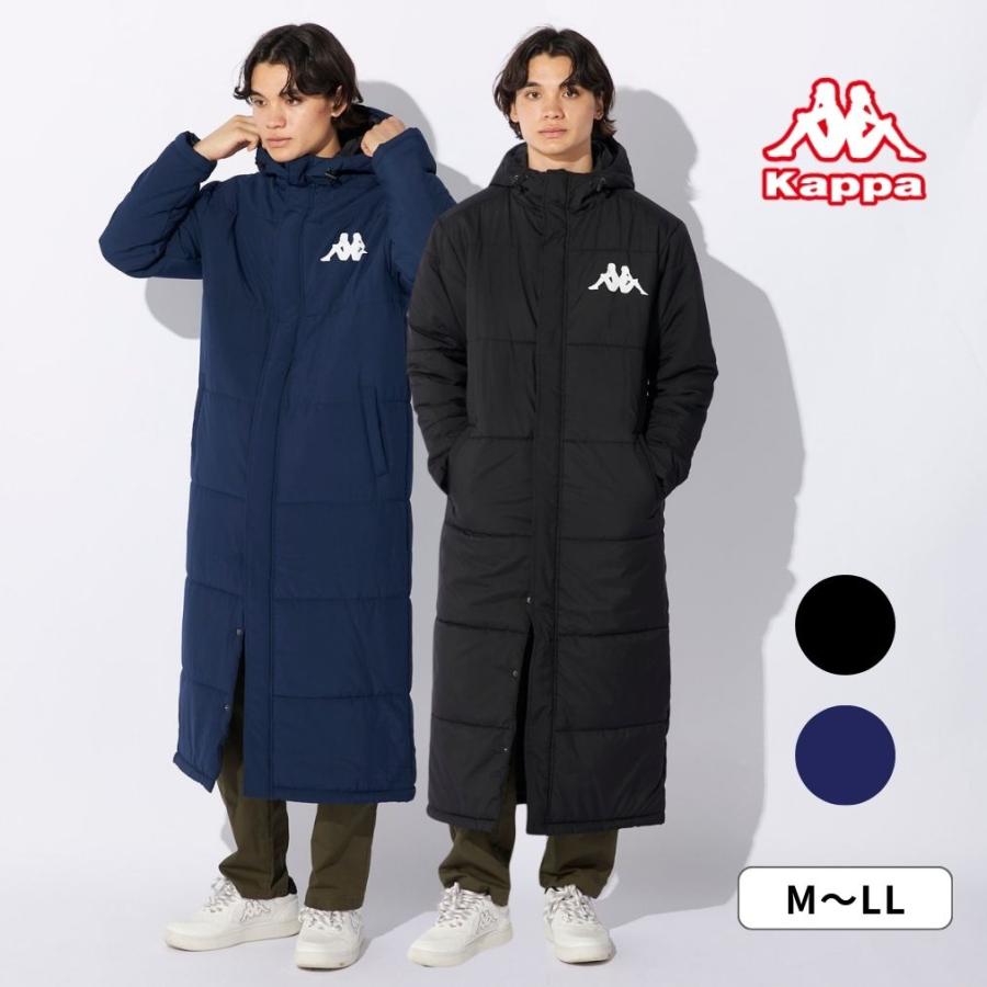Kappa（カッパ） ダウンジャケット ベンチコート メンズ 中綿ロング