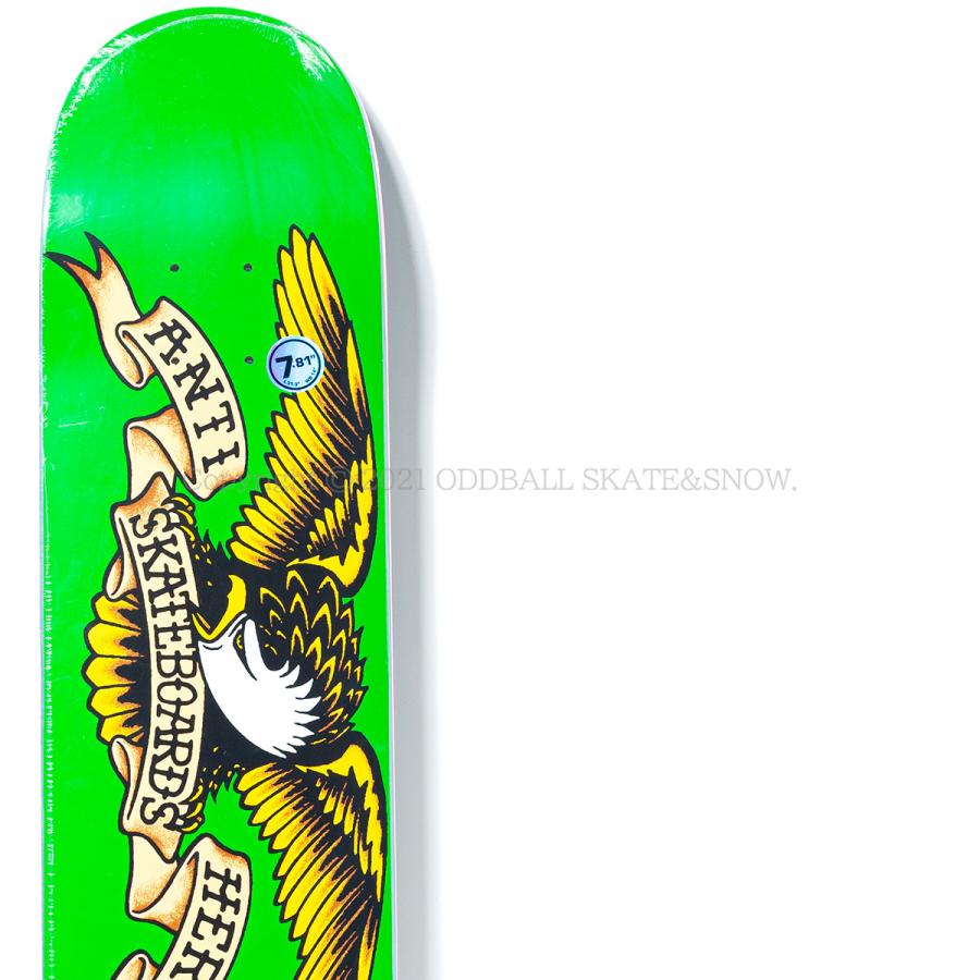 ANTIHERO（アンタイヒーロー） 7.8インチ スケボー デッキ