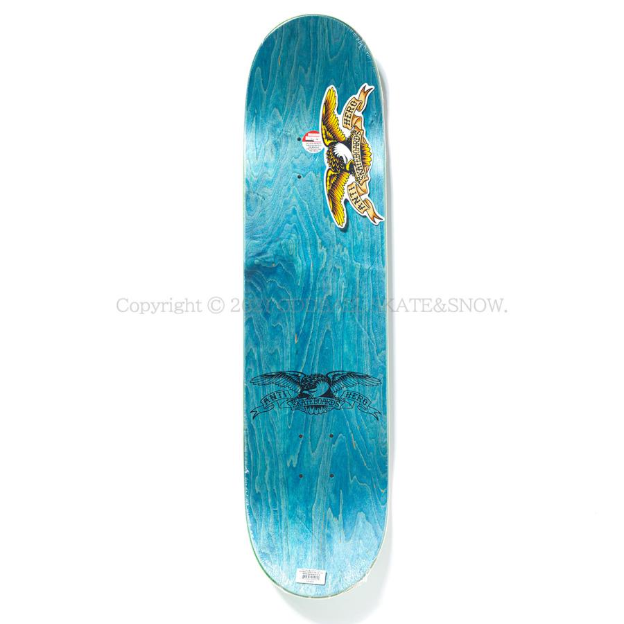 ANTIHERO（アンタイヒーロー） 7.8インチ スケボー デッキ