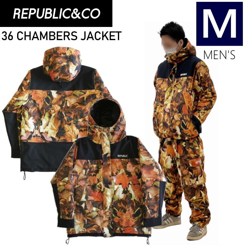 REPUBLIC 36 CHAMBERS JKT LEAVES リパブリック Mサイズ メンズ ウェア