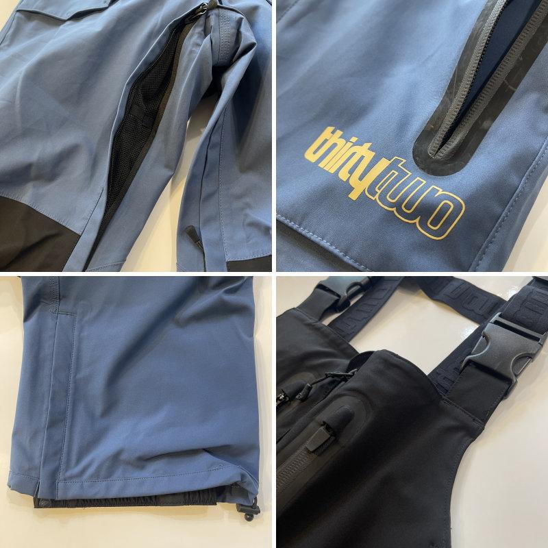 thirtytwo（サーティーツー） THIRTYTWO TM-3 BIB PNT カラー:BLUE
