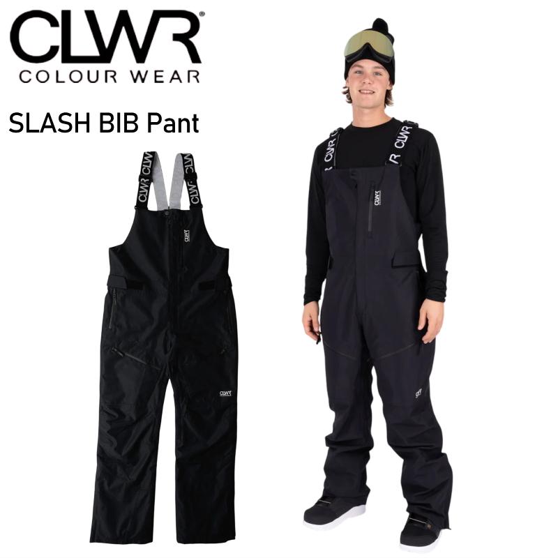 CLWR（カラーウェア） ◎ CLWR MENS SLASH BIB PNT BLACK スノボウェア