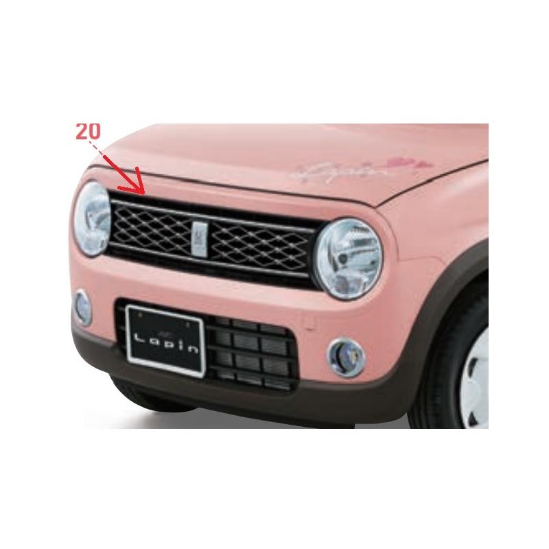 ラパン フロントグリル（ガーリーエレガント/フロントカメラ無し車用