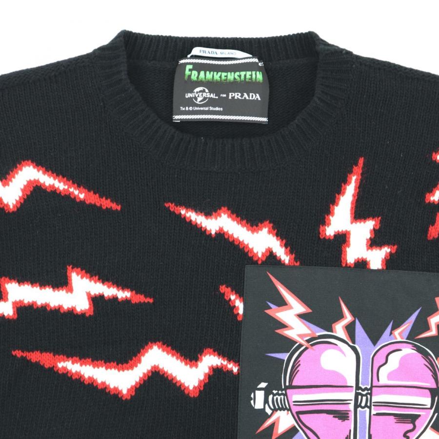 プラダ for UNIVERSAL STUDIOS 19AW ライニングニットセーター メンズ