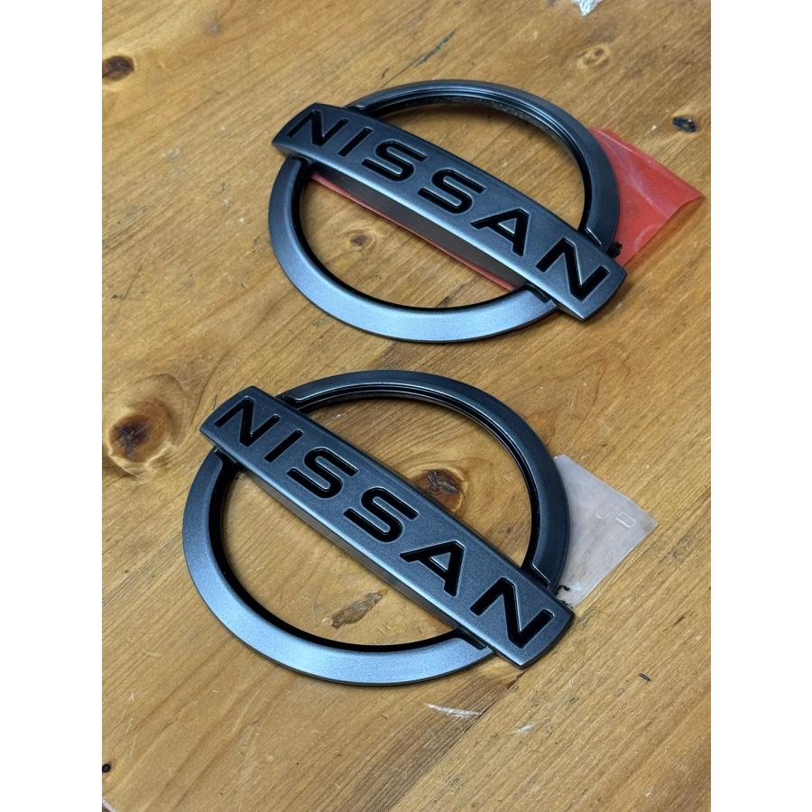 日産 RZ34フェアレディZ 現行型 純正エンブレム前後セット ブラック