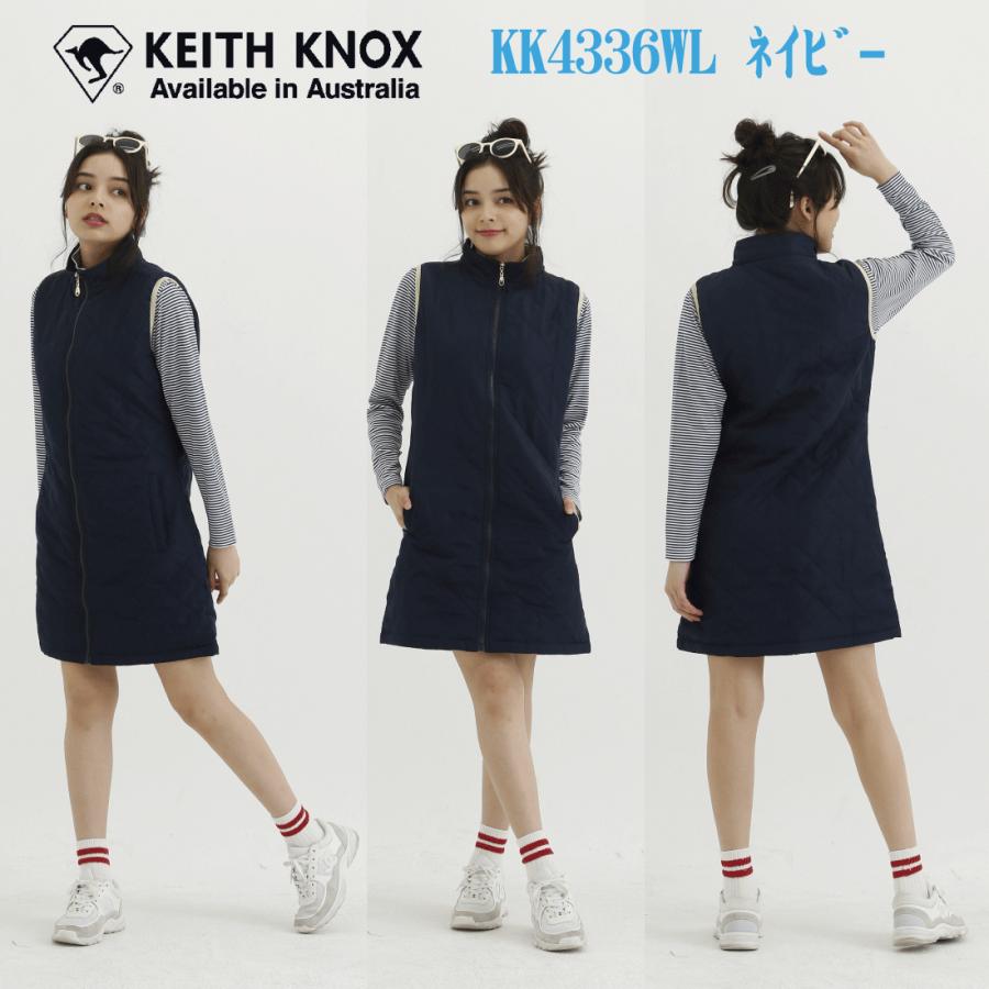 ゴルフウェア レディース 中綿 キルティング ワンピース ノースリーブ