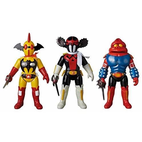 東映レトロソフビコレクション メディコムトイ アクマイザー3 3種