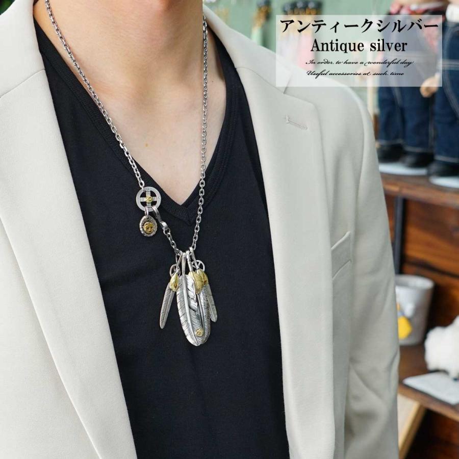メンズ ネックレス ペンダント フェザー好きにはおすすめです！ 木村