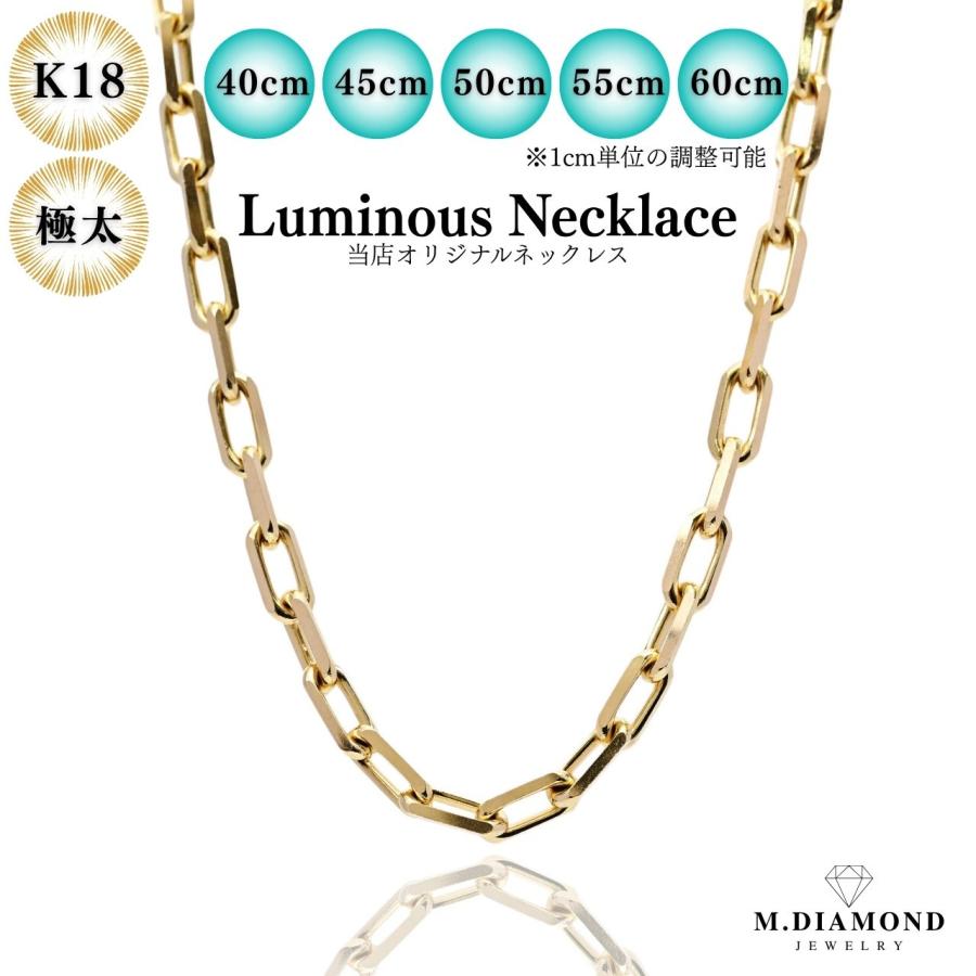 K18 極太 スパルタカス 18金 K18ネックレス ミラーノ サントス