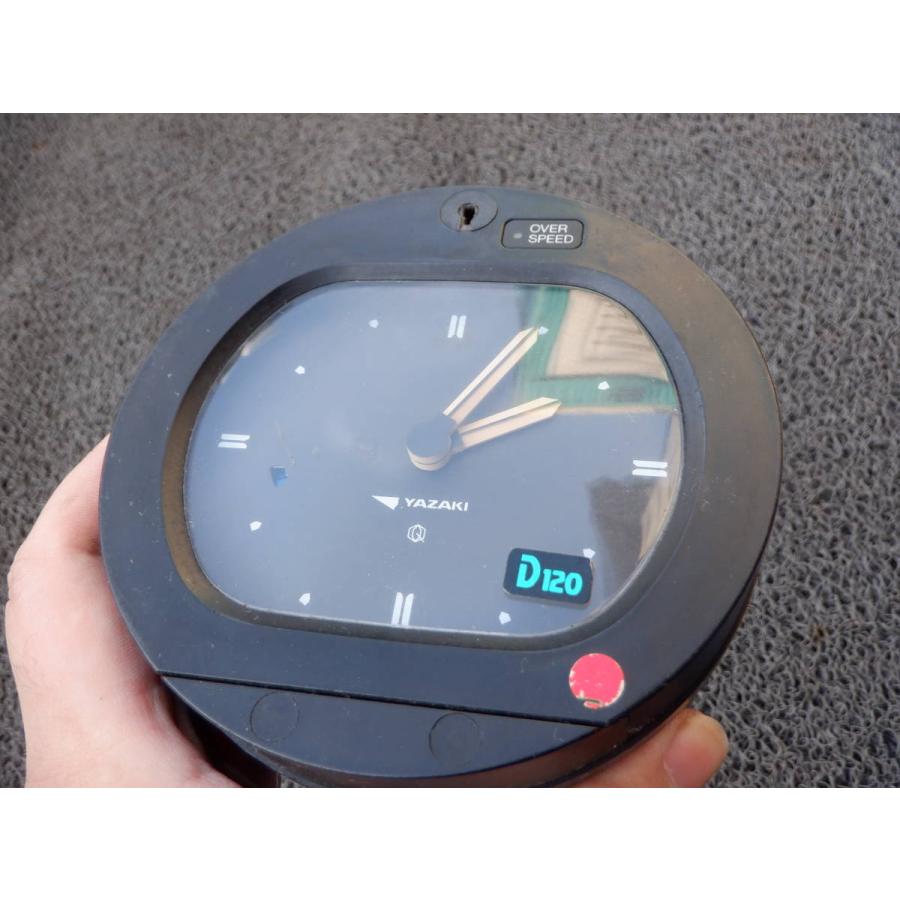 YAZAKI 矢崎 アナログ式 運行記録計 タコグラフ メーター カギ欠品