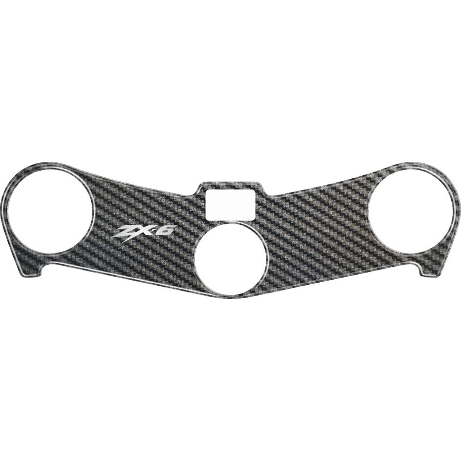 プリント(print) トップブリッジステッカー ZX-6R 03-04 : モトパーツ