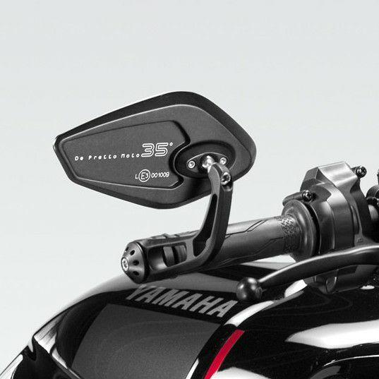 XSR900 22- バーエンドミラー REVENGE SS ブラック Eマーク付き DPM