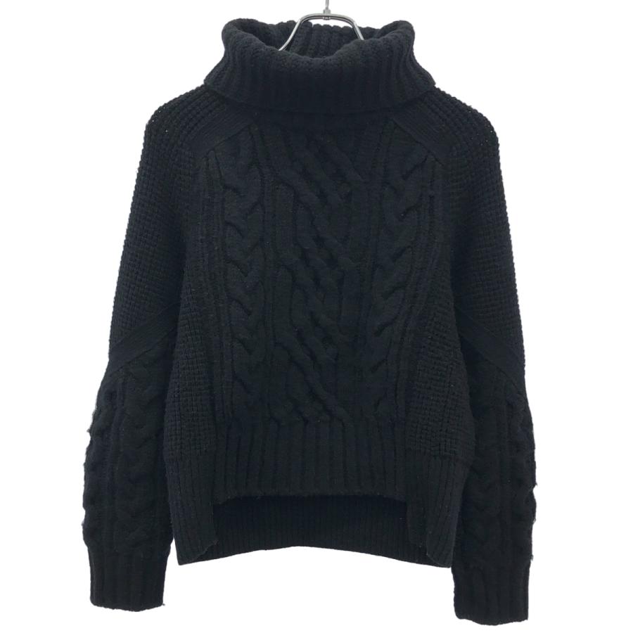 sacai（サカイ） 21AW スヌードケーブルニットセーター 21-06024