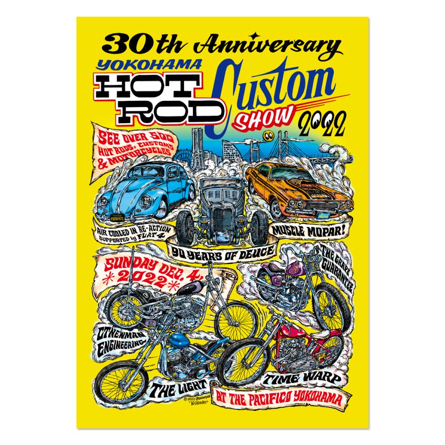 MOONEYES ムーンアイズ 30th Anniv. HOT ROD CUSTOM SHOW 2022 Wildman