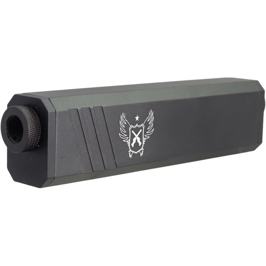 ZepoR] OSPREYタイプ サプレッサー 7.5インチ [14mm逆ネジ固定簡易