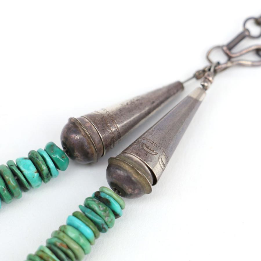 NAVAJO（ナバホ） ナバホ族 アンティークビーズ ネックレス ターコイズ