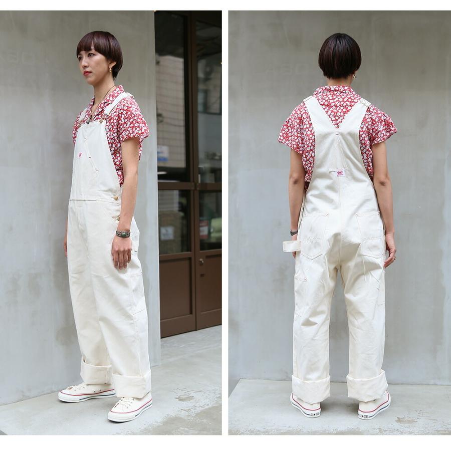 ROUND HOUSE（ラウンドハウス） 裾上げ無料 ナチュラル オーバーオール