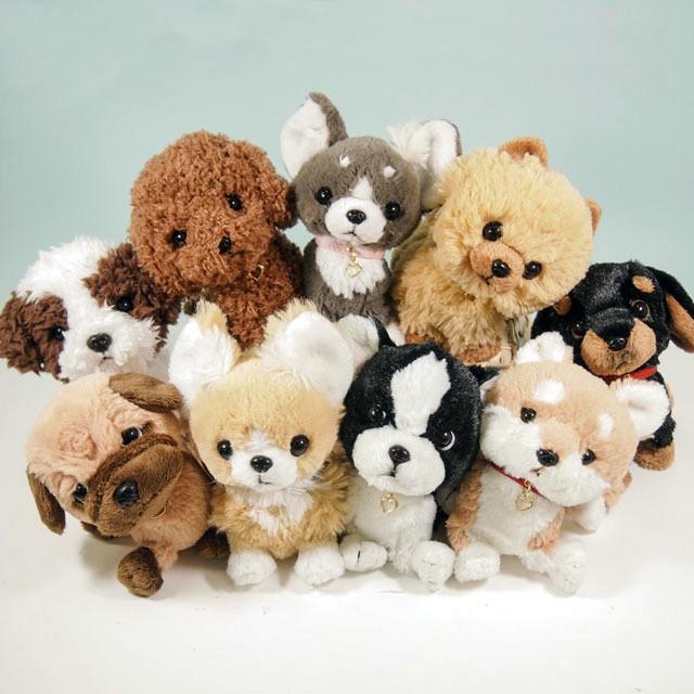 犬のぬいぐるみ PUPS! パプス トイプードル ベージュ : メッチェン洋品