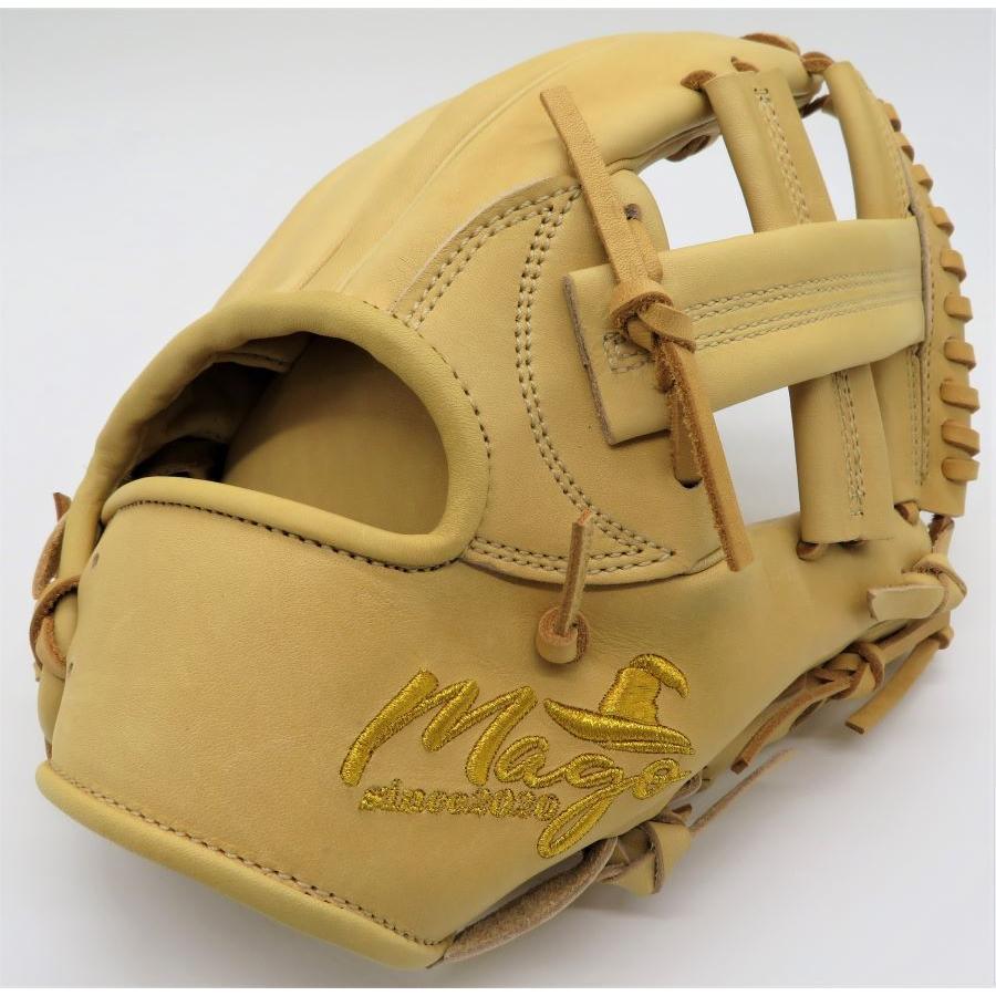 mago 硬式グローブ キャメル 硬式グラブ Mago マーゴ 内野手用 クロス