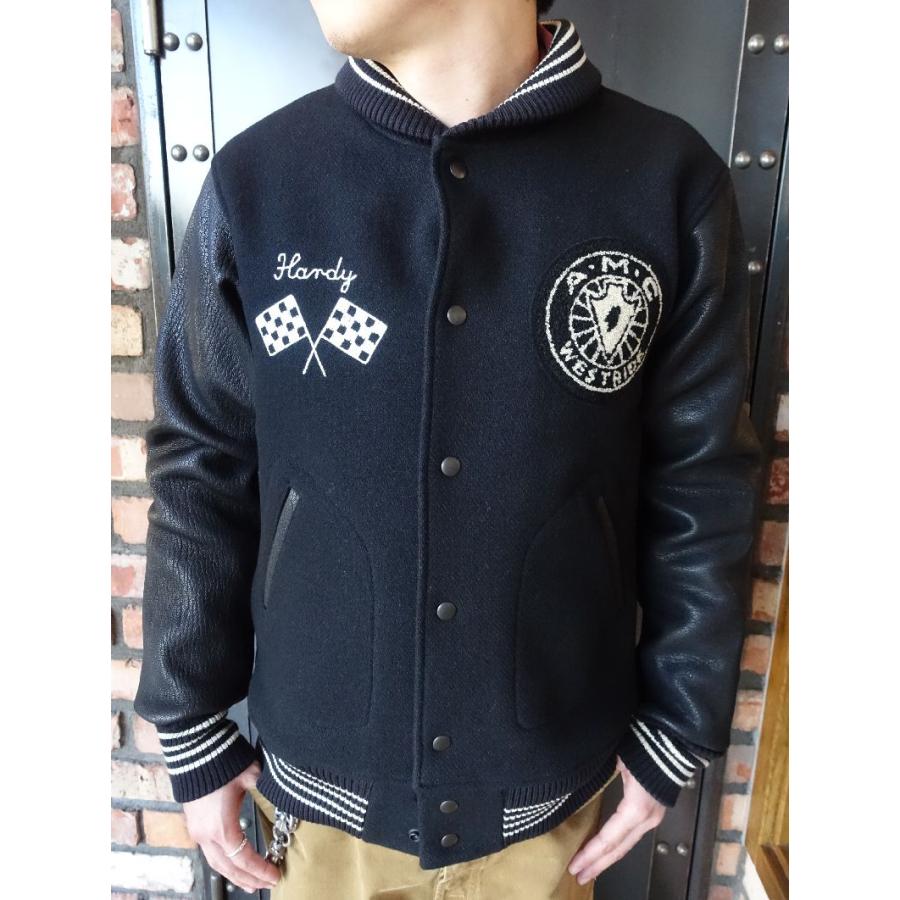 ウエストライド WEST RIDE 22FW WR AWARD JACKET スタジャン BLK