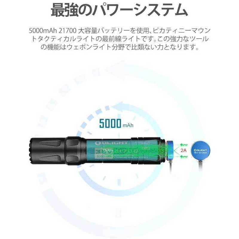 OLIGHT オーライト ODINタクティカルライト 懐中電灯 2000ルーメン