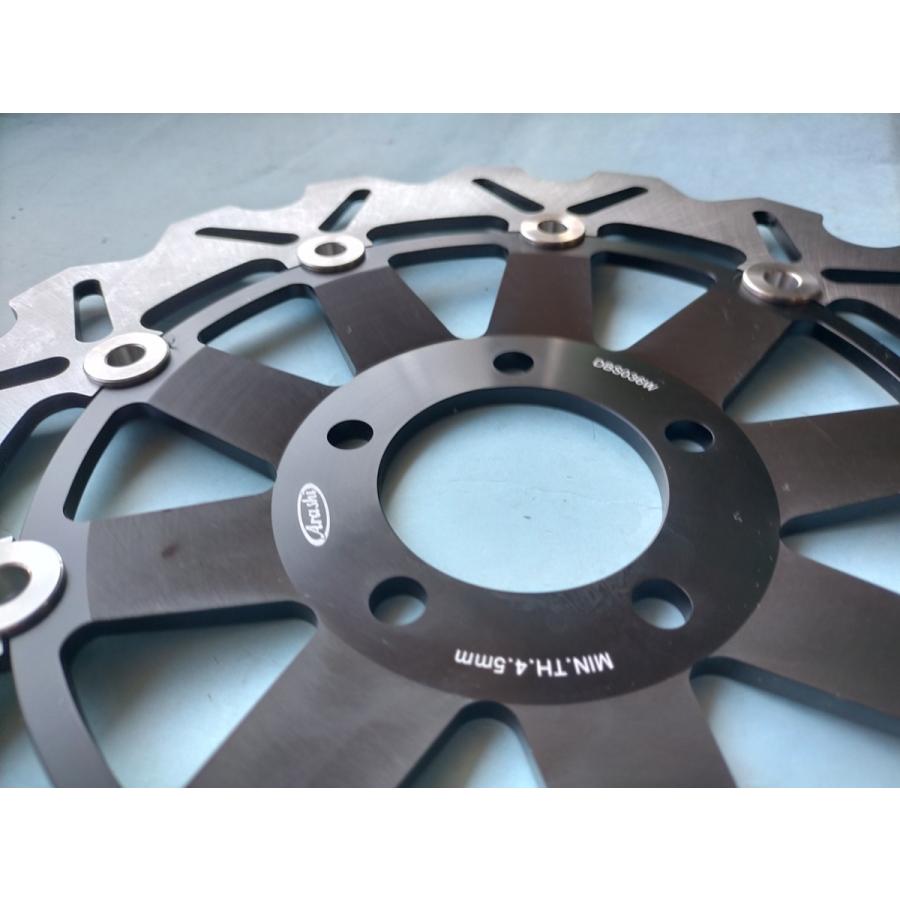 新品 ブレーキディスク バリオス 前後セット 036S黒フロント,リア