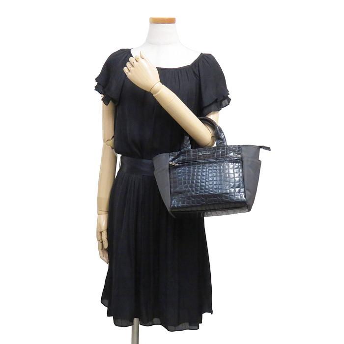 LEXUS/レクサス トートバッグ レザー/ナイロン ブラック レディース