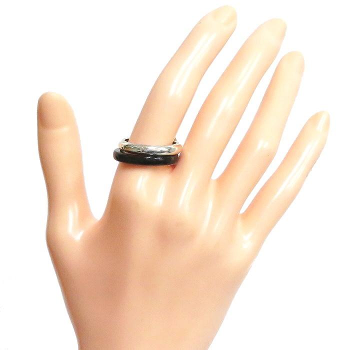 9号Georg Jensen/ジョージジェンセン オニキス リング・指輪 シルバー