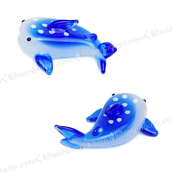 ジンベエザメ ガラス細工 ミニチュア 水族館 お土産 グラススクエア