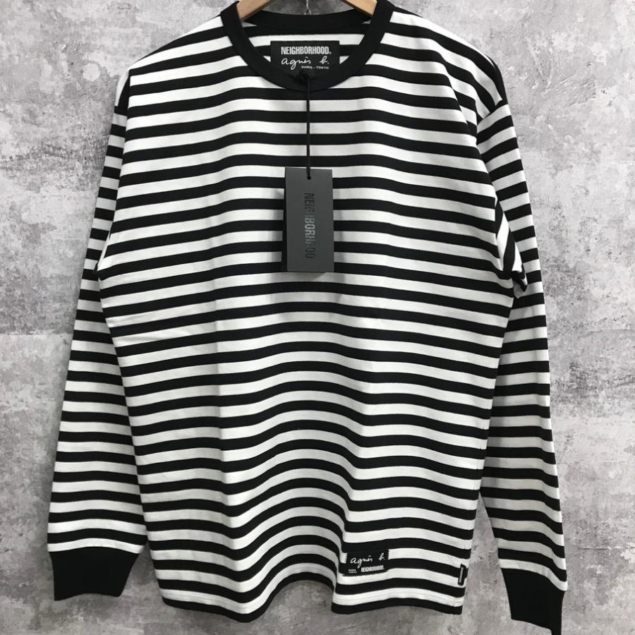 NEIGHBORHOOD（ネイバーフッド） × agnes b 25AW BODER CREWNECK LS