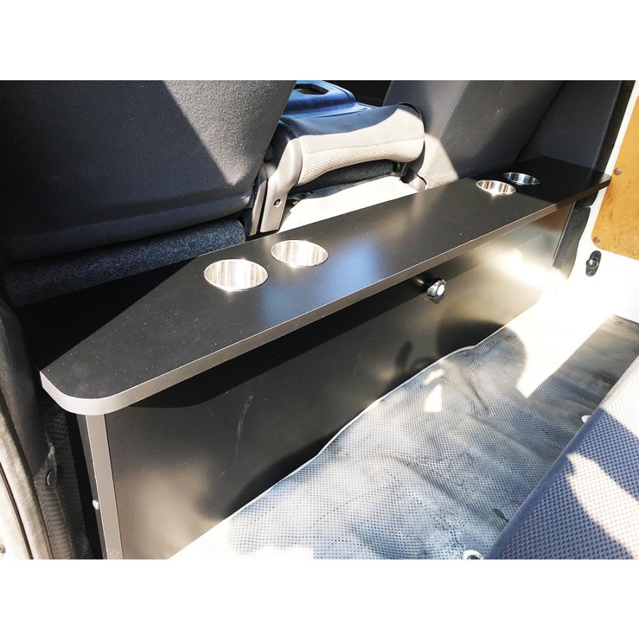 ハイエース200系 標準DX用 セカンドテーブル（ブラック） ※代引き不可