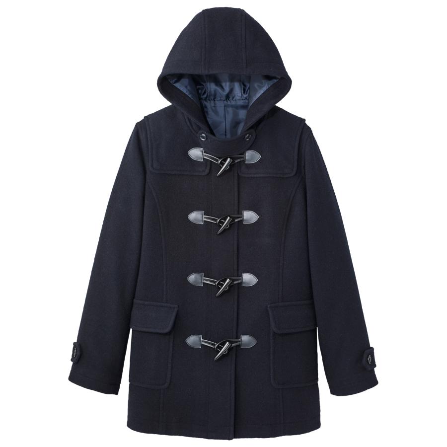 イーストボーイ Venus アンゴラ混ダッフルコート（ネイビー） イースト