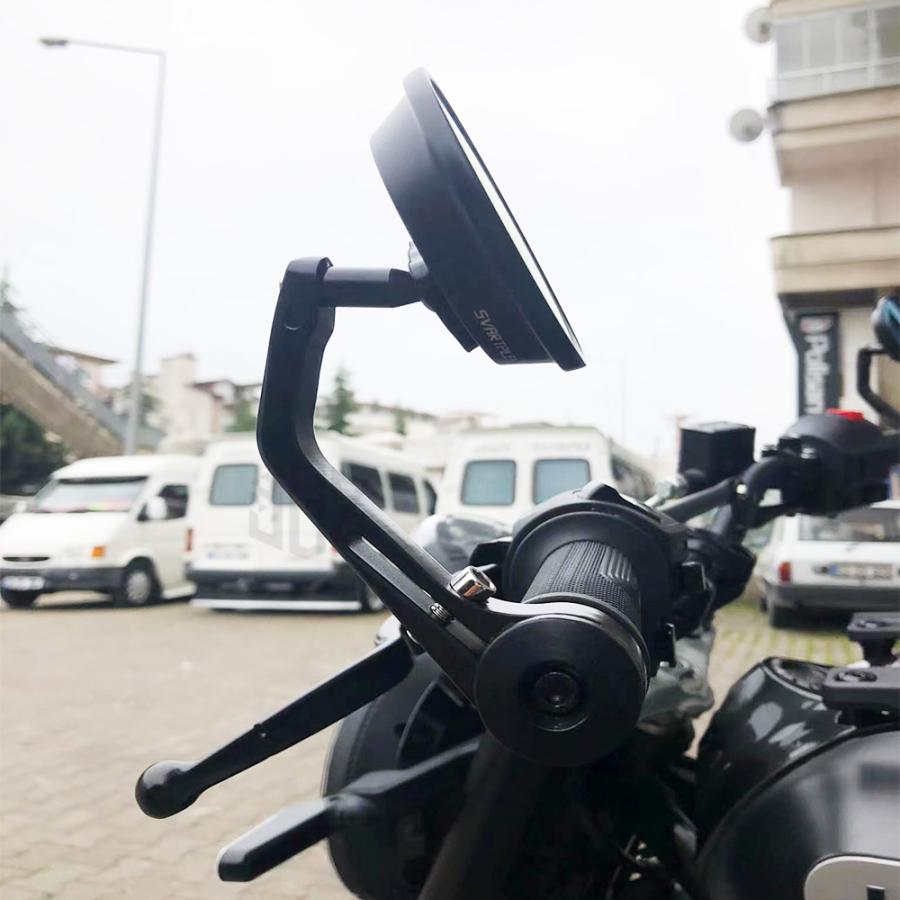 ハスクバーナ svartpilen 401 250 701ブルーグラスバックミラー